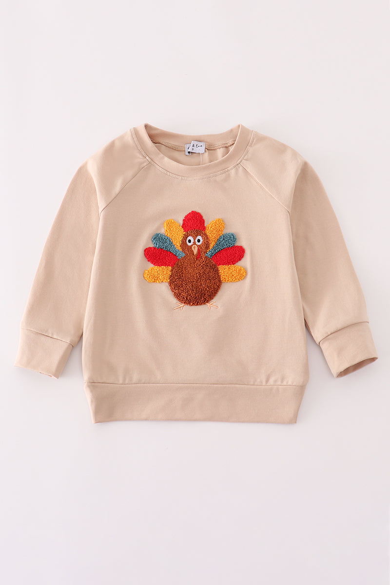 Beige Turkey Sweatshirt