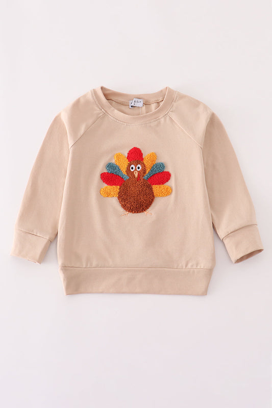 Beige Turkey Sweatshirt