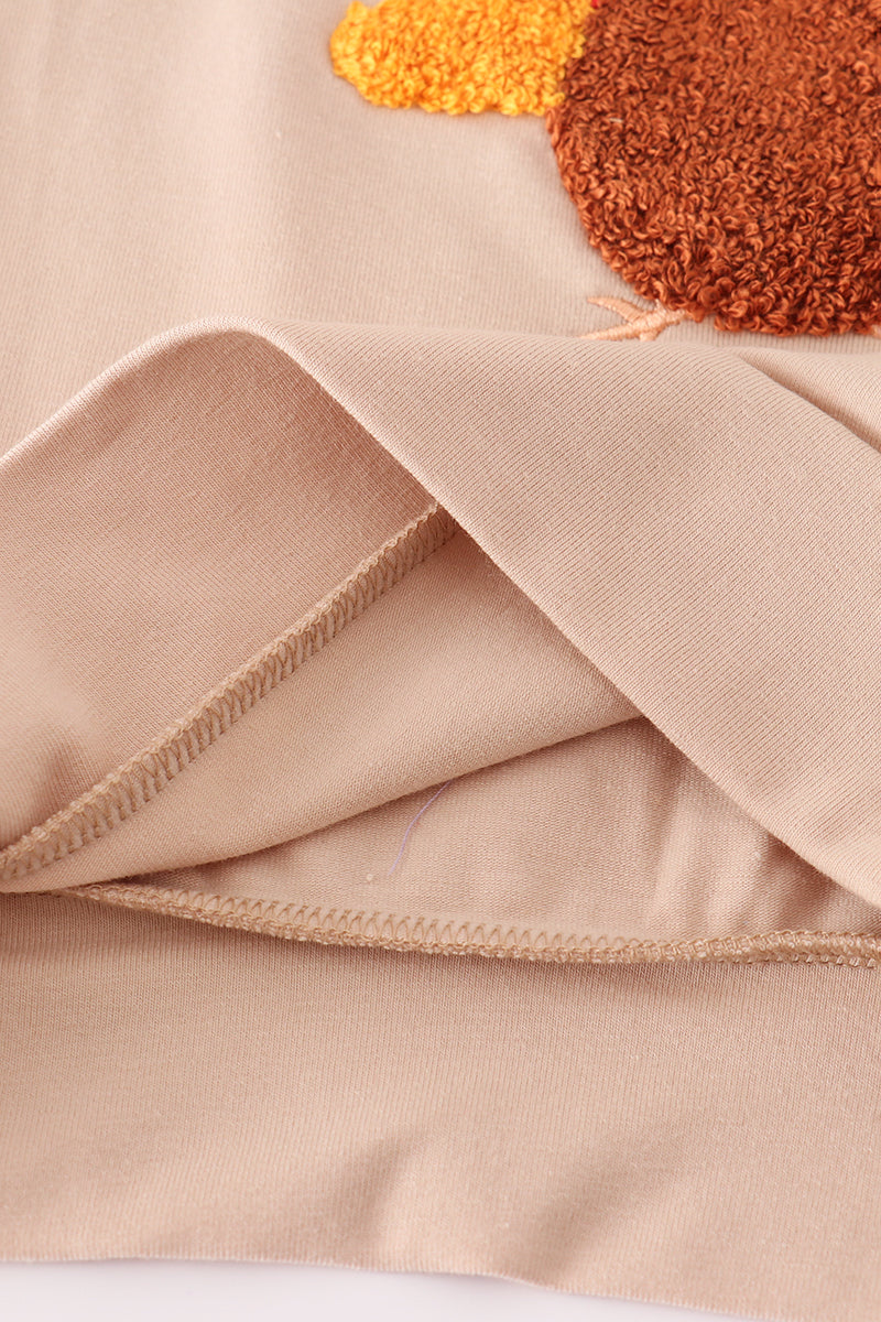 Beige Turkey Sweatshirt