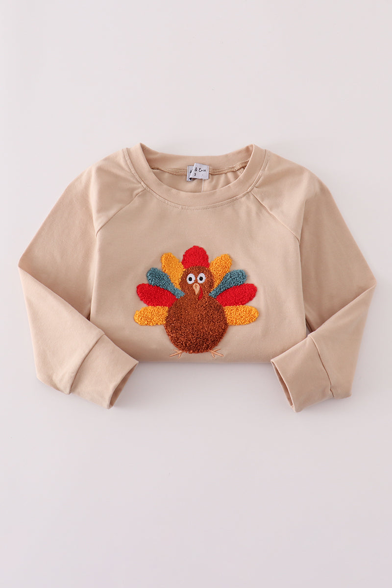 Beige Turkey Sweatshirt