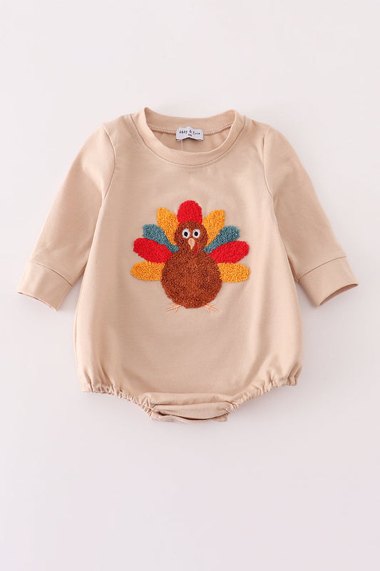 Beige Turkey Sweatshirt Bubble