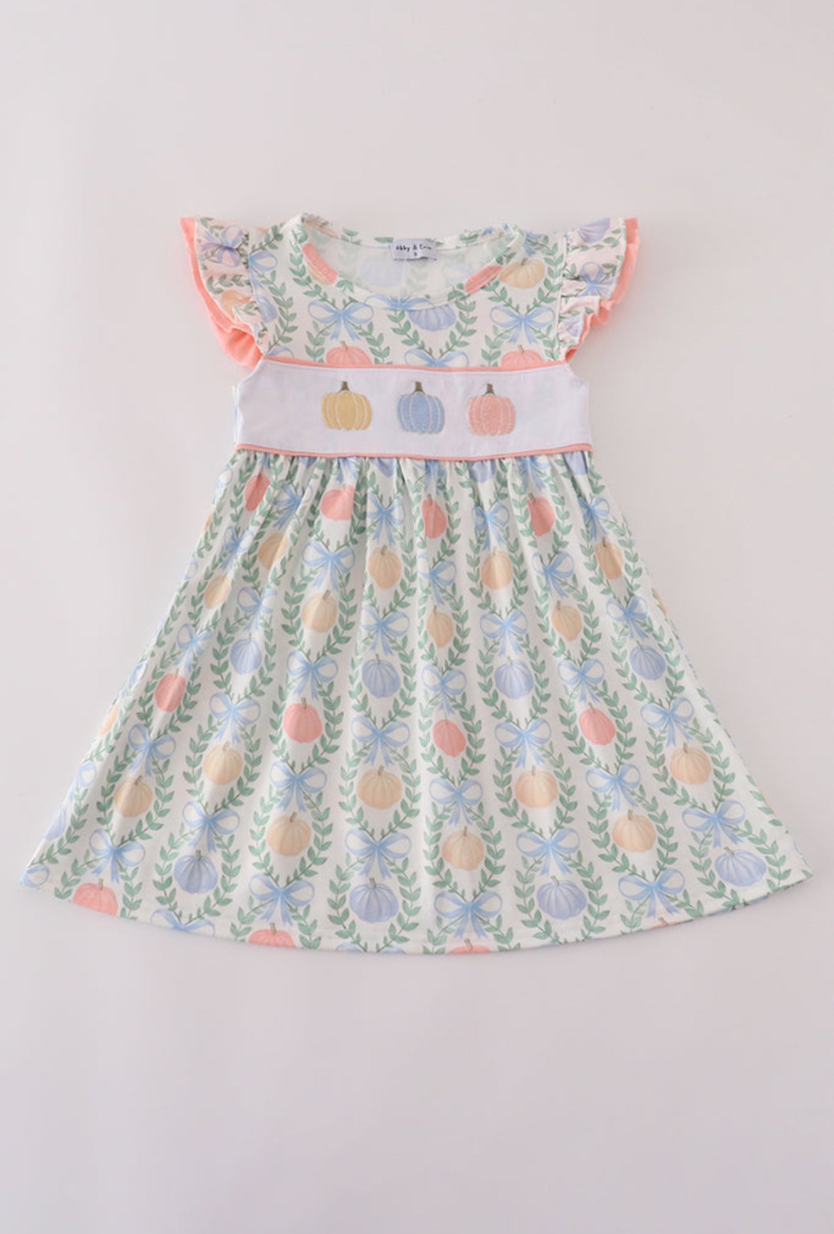 Pumpkin Harvest Ruffle Dress