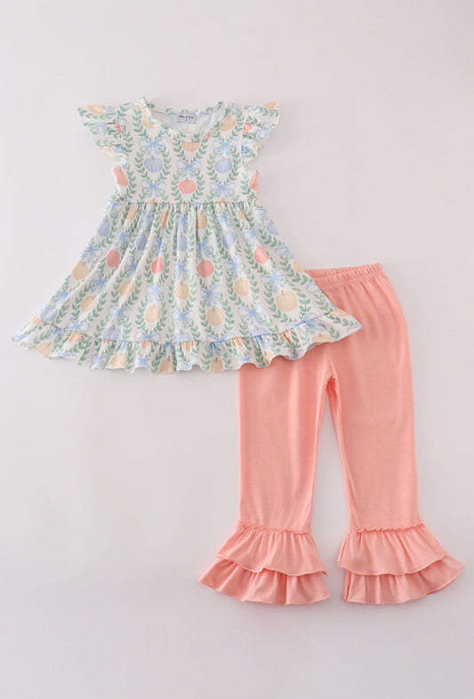 Pumpkin Harvest Ruffle Pants Set