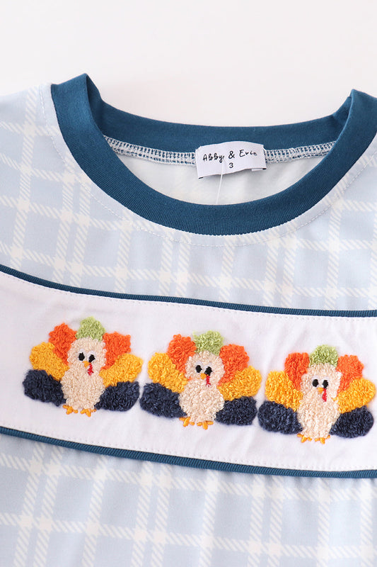 Blue Turkey Pants Set