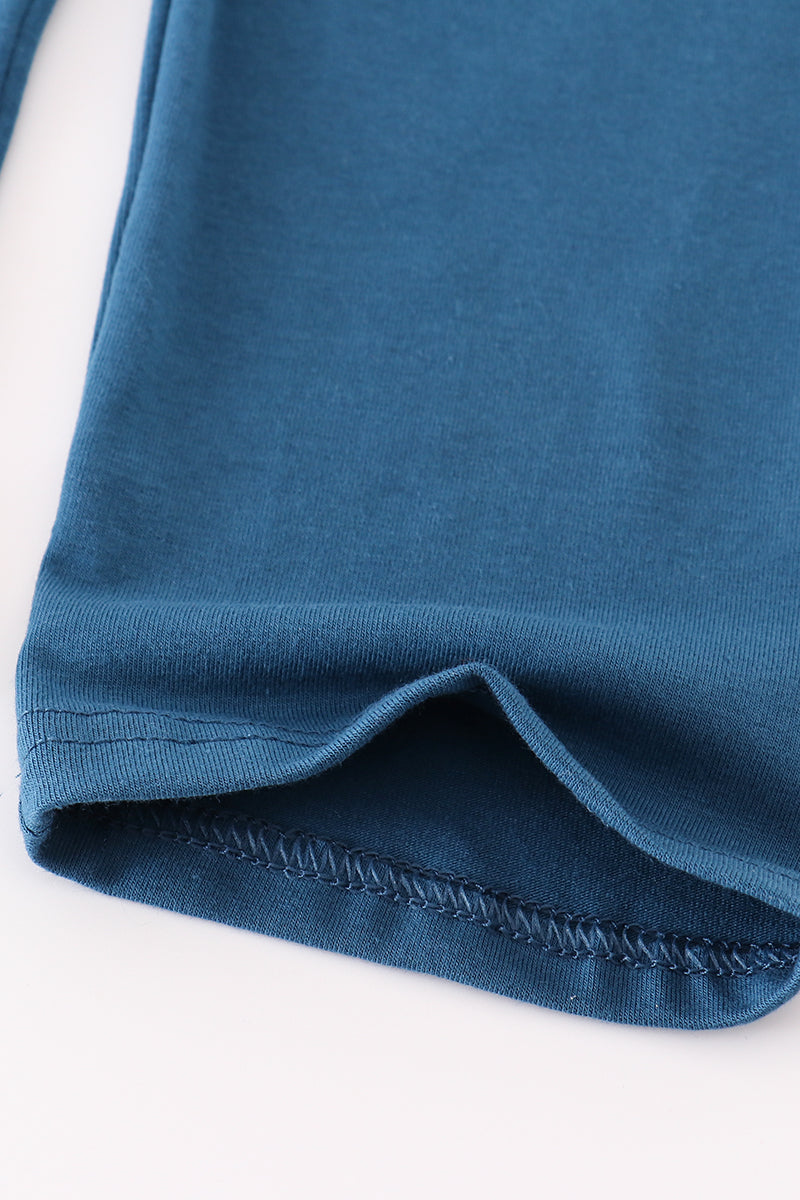 Blue Turkey Pants Set
